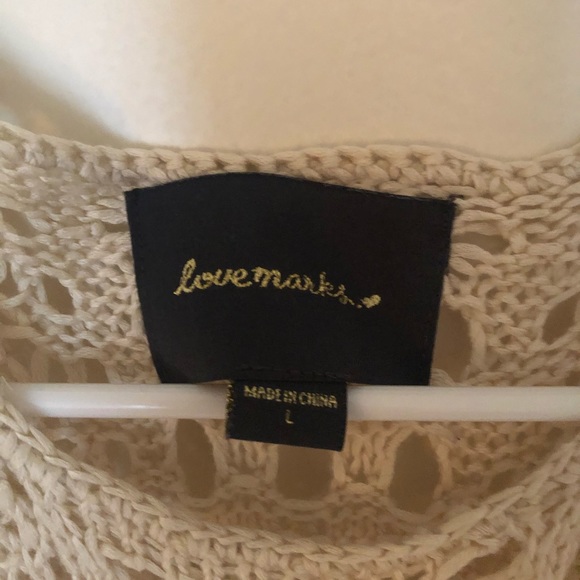 Crochet top -beige - Picture 2 of 3